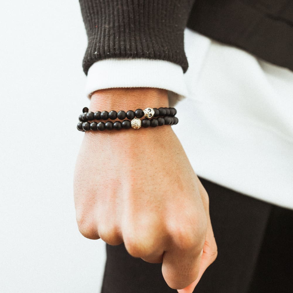 Choose Black And Gold Bracelet Mens For Enhancing Style