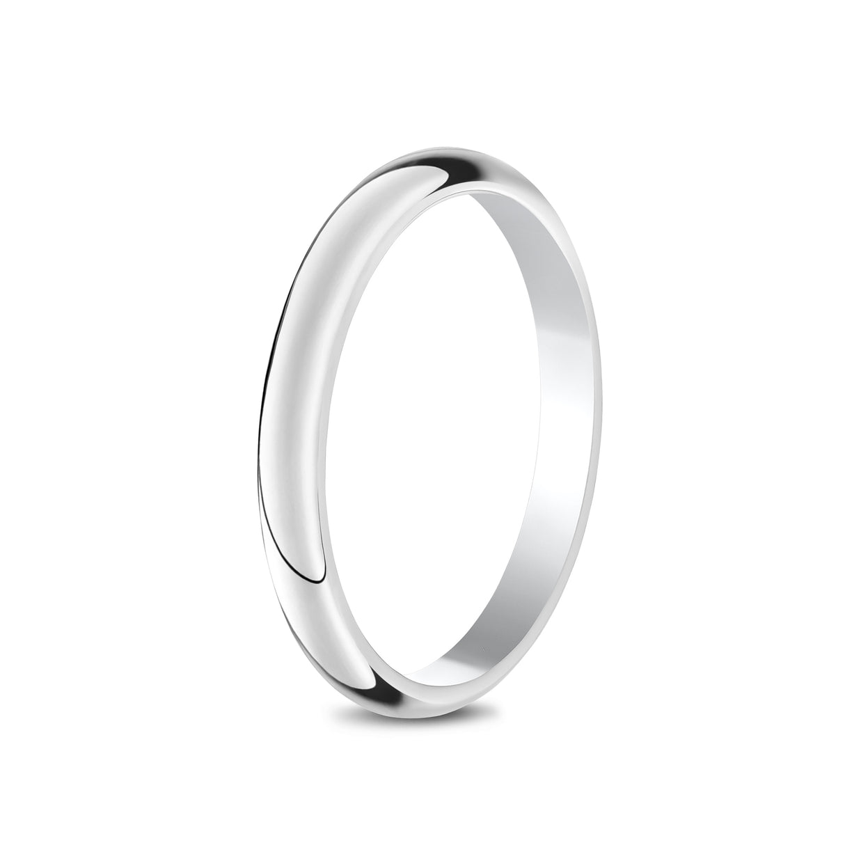 3mm Dome Wedding Band - Unisex Ring - The Steel Shop