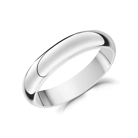 5mm Dome Wedding Band - Unisex Ring - The Steel Shop