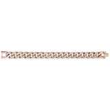 14mm Stone-Set Chunky Cuban Link Bracelet