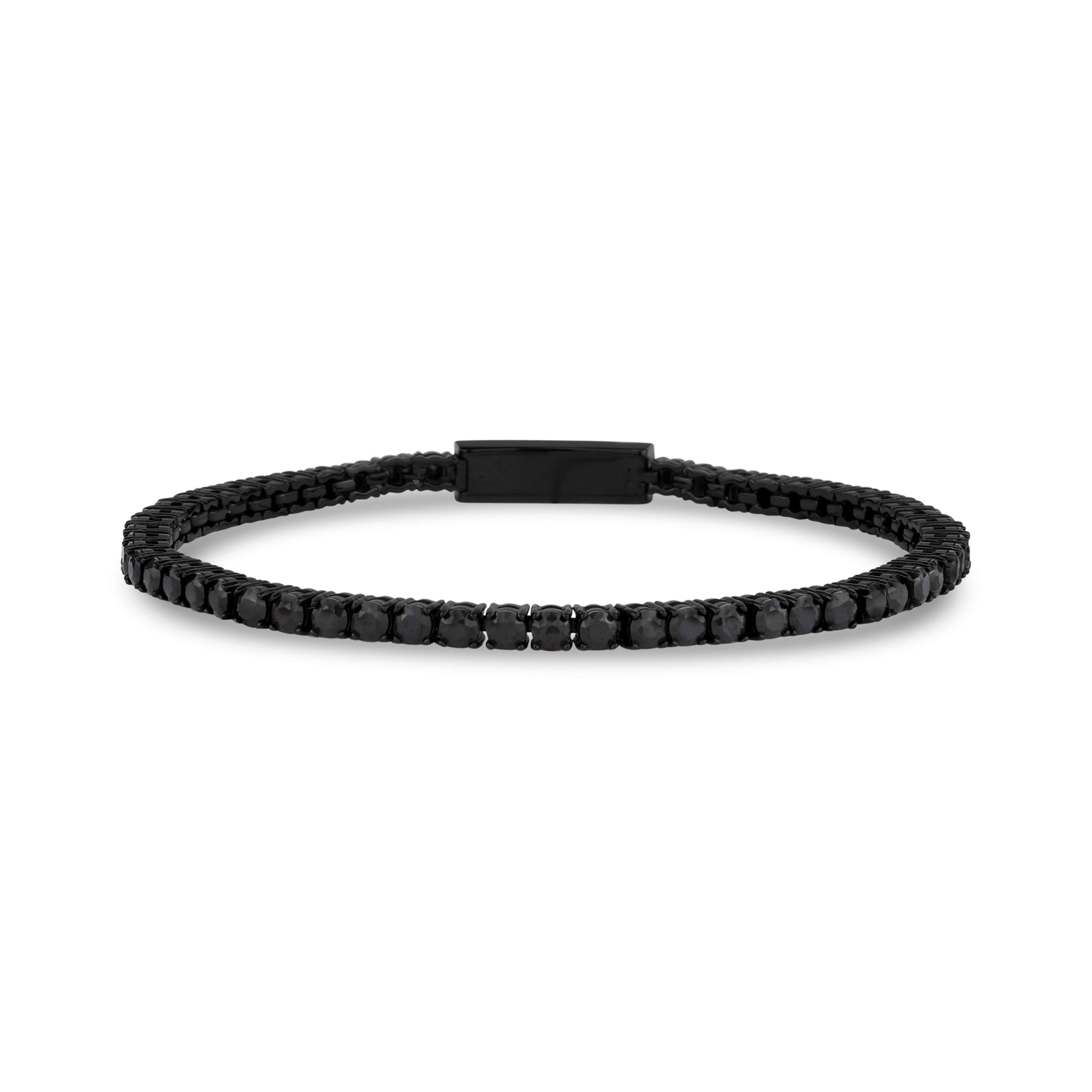 Black stone shop tennis bracelet