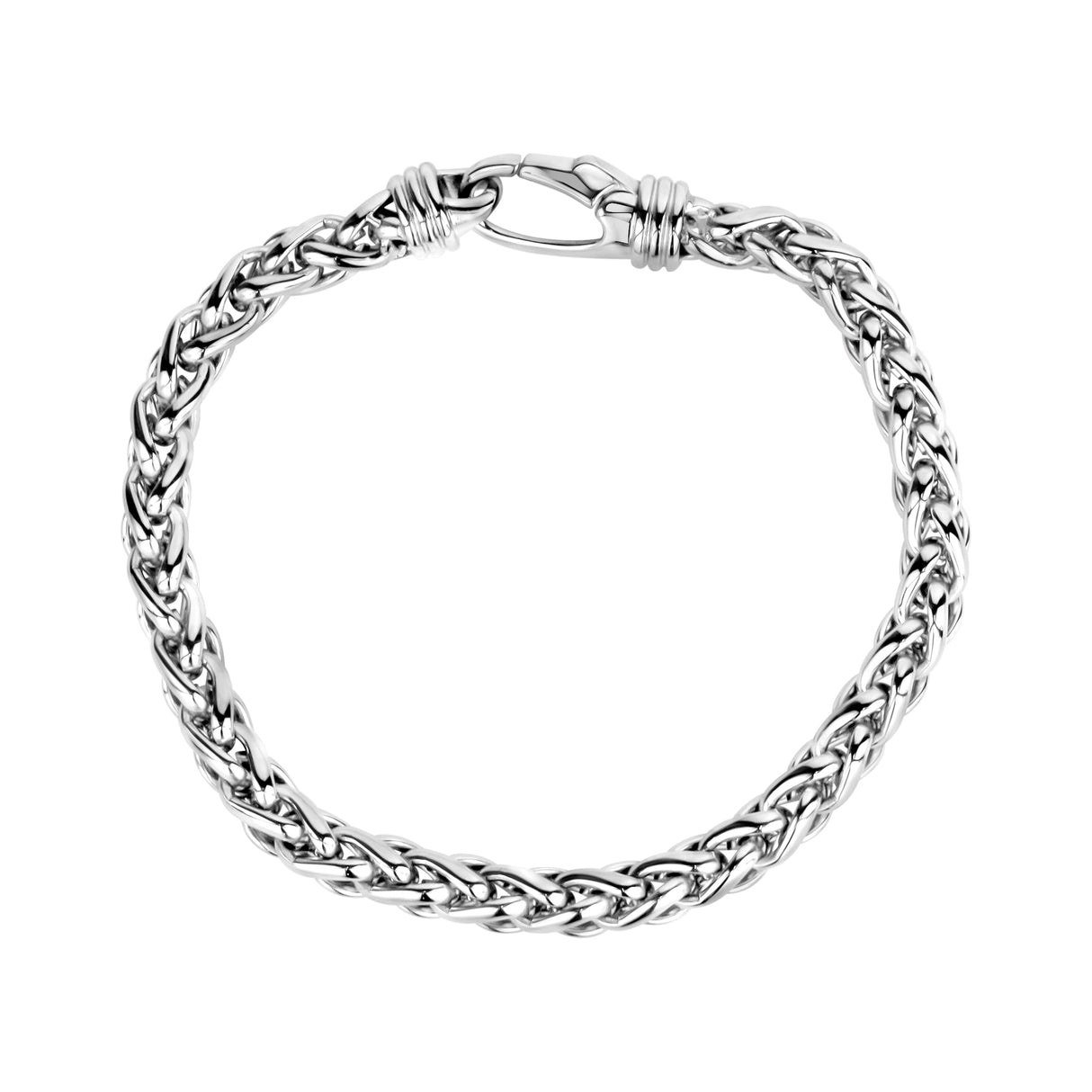 Designer Wheat Chain Bracelet | 6MM - Unisex Steel Bracelet - The Steel Shop