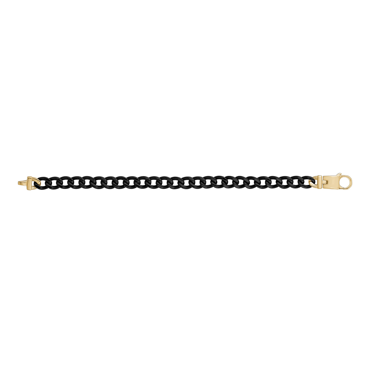 Gold Clasp Cuban Link Bracelet - Mens Steel Bracelets - The Steel Shop