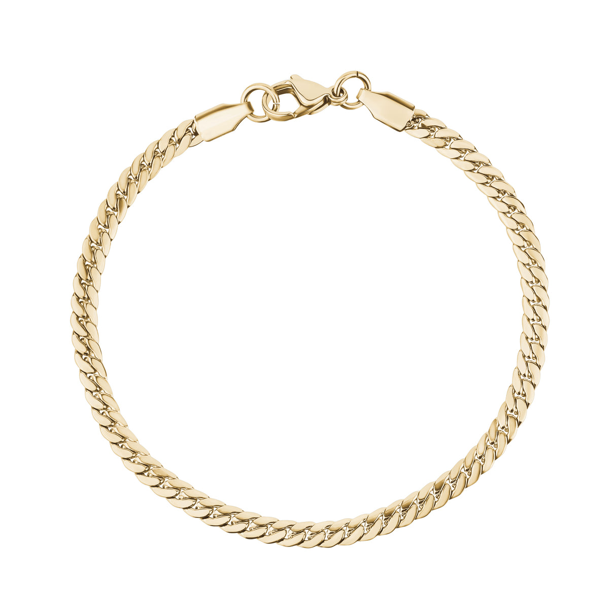 Flat Miami Cuban Link Bracelet - Unisex Steel Bracelet - The Steel Shop