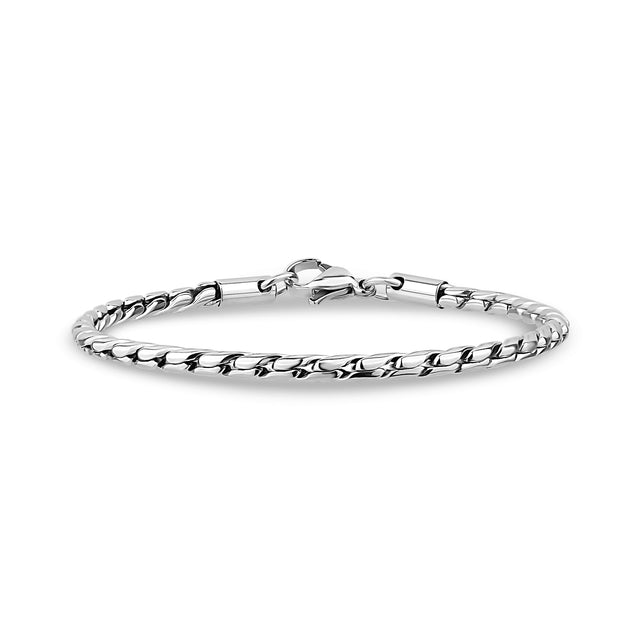 Interlocking Link Bracelet - Unisex Steel Bracelet - The Steel Shop