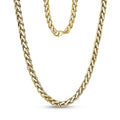 Square Wheat Chain | 6MM - Men Necklace - The Steel Shop