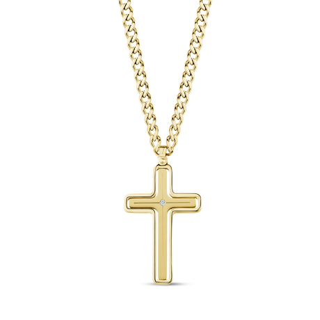 Spinning Cross Pendant