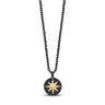 Stone-Set North Star Compass Pendant - Men Pendant - The Steel Shop