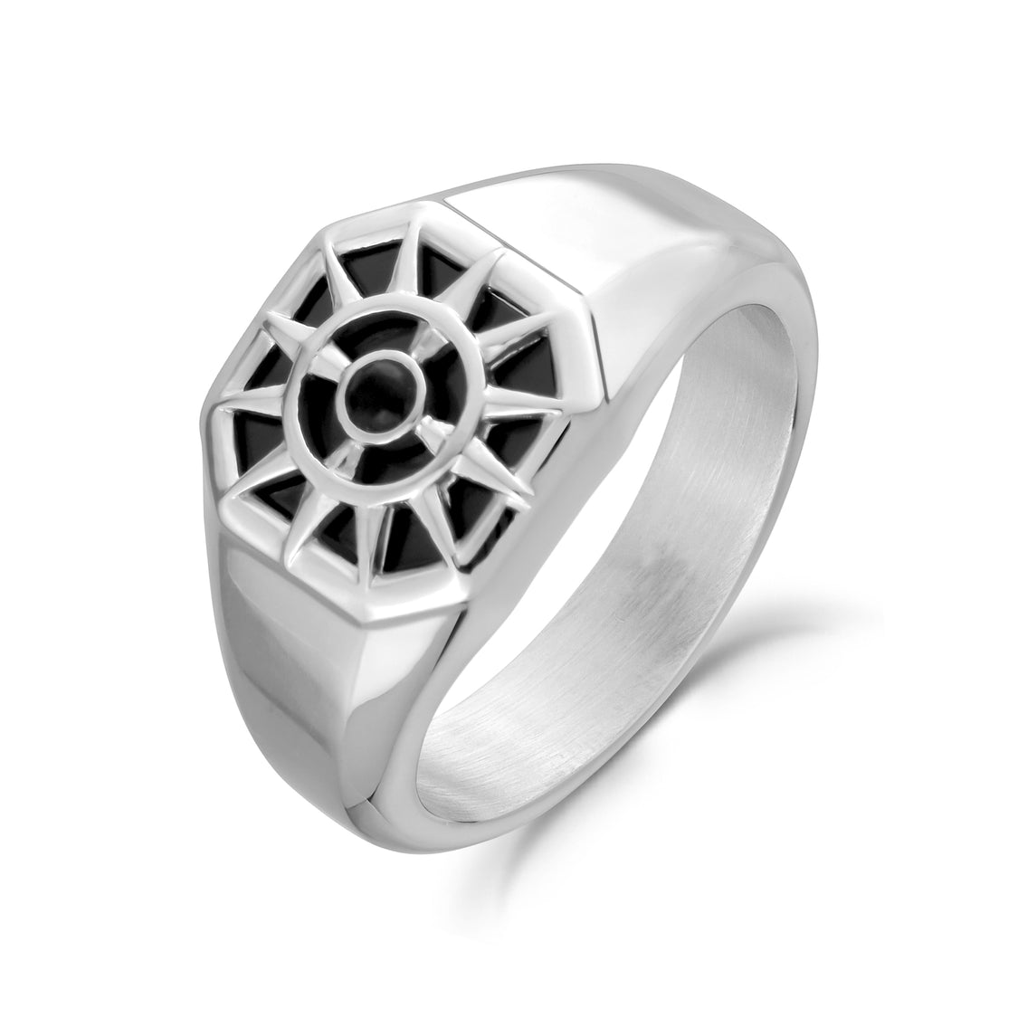 Men’s Stainless Steel Rings Engraved - Unique Biker Skull Rings – The ...