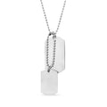 Double Dog Tag - Men Pendant - The Steel Shop