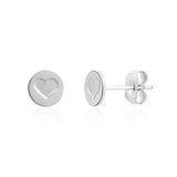 Mini Love Coin Studs