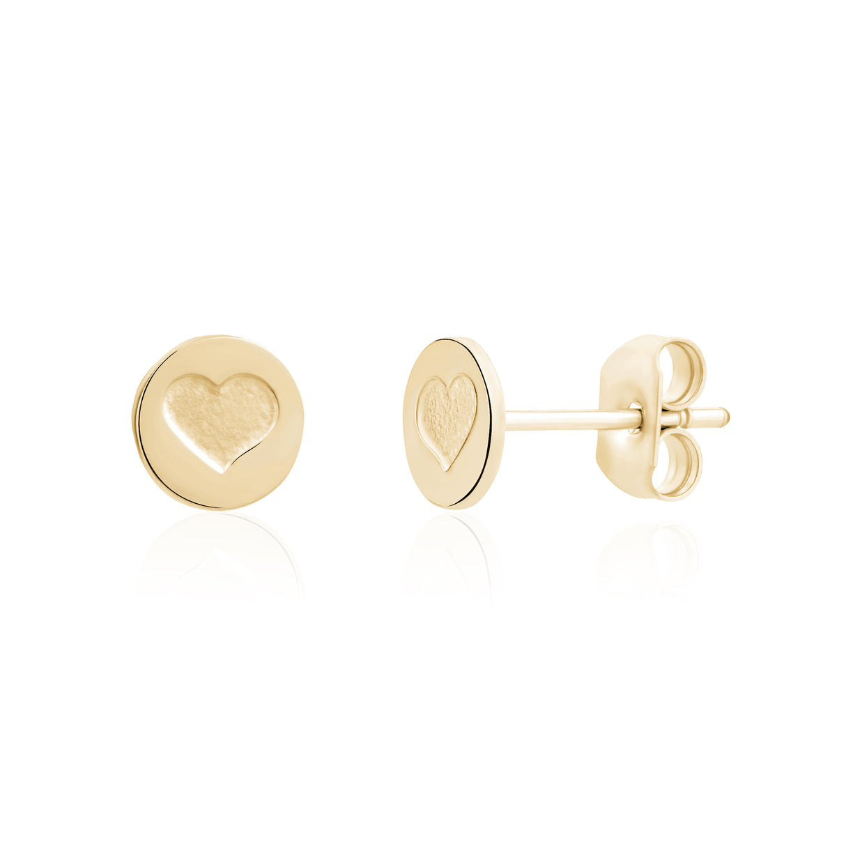 Mini Love Coin Studs