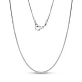 1.5mm Thin Box link Chain - Unisex Necklaces - The Steel Shop