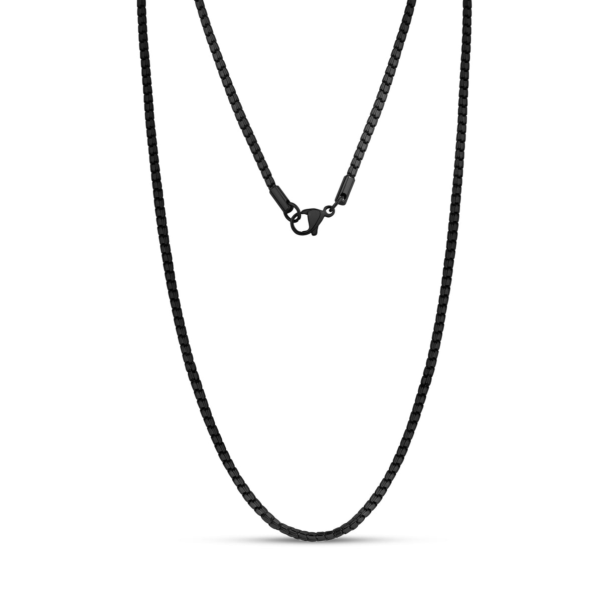 Diamond Cut Box Link Chain - Unisex Necklaces - The Steel Shop