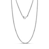 Diamond Cut Box Link Chain - Unisex Necklaces - The Steel Shop