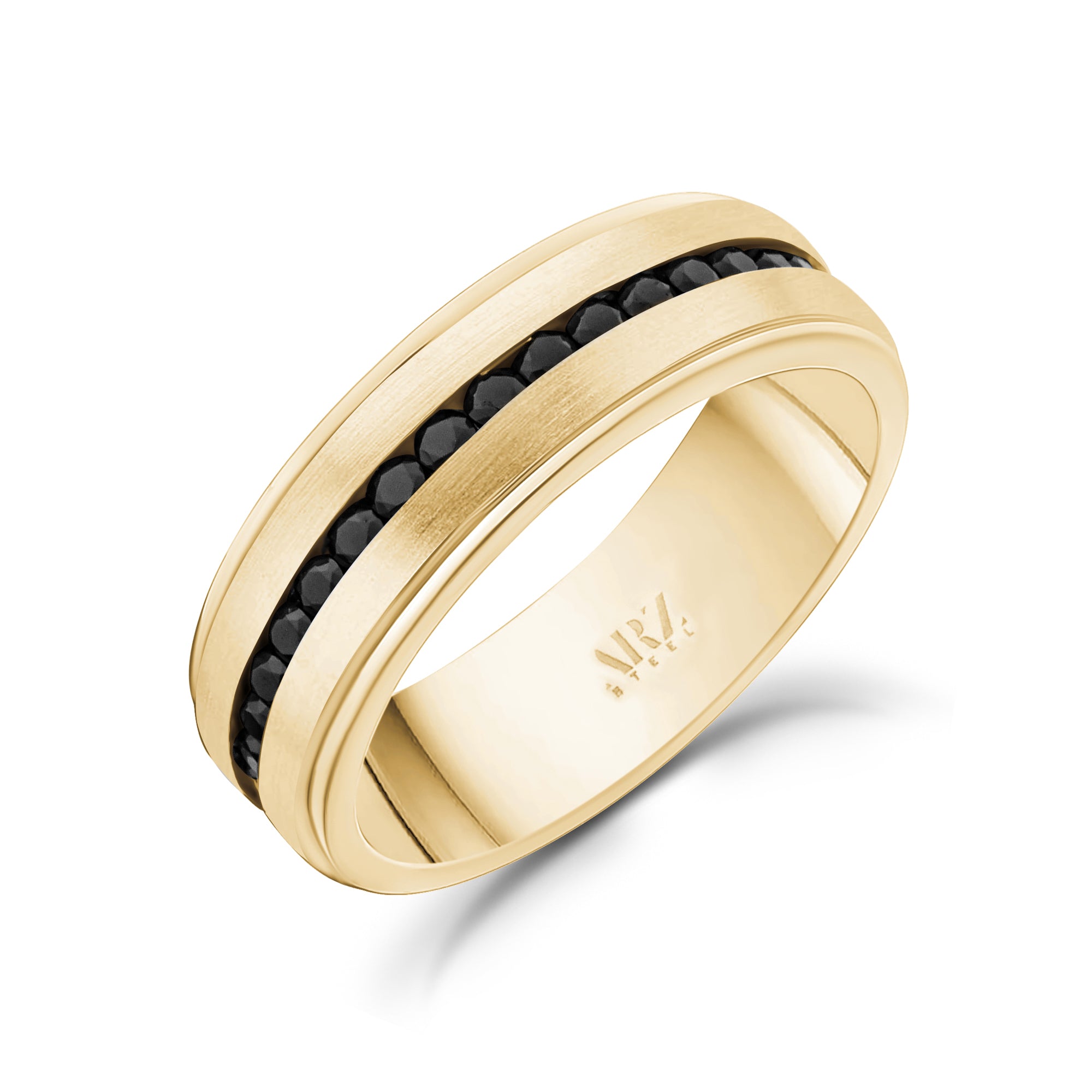 Men's stainless deals steel and gold ring