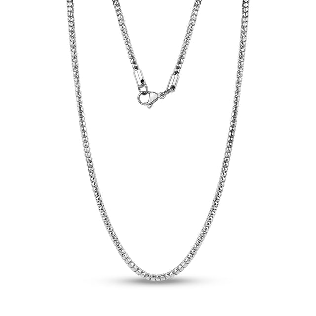 Pyramid Box Chain - Women's Necklaces - The Steel Shop