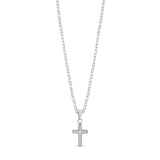 Stone-Set Cross Pendant - Women Pendant - The Steel Shop