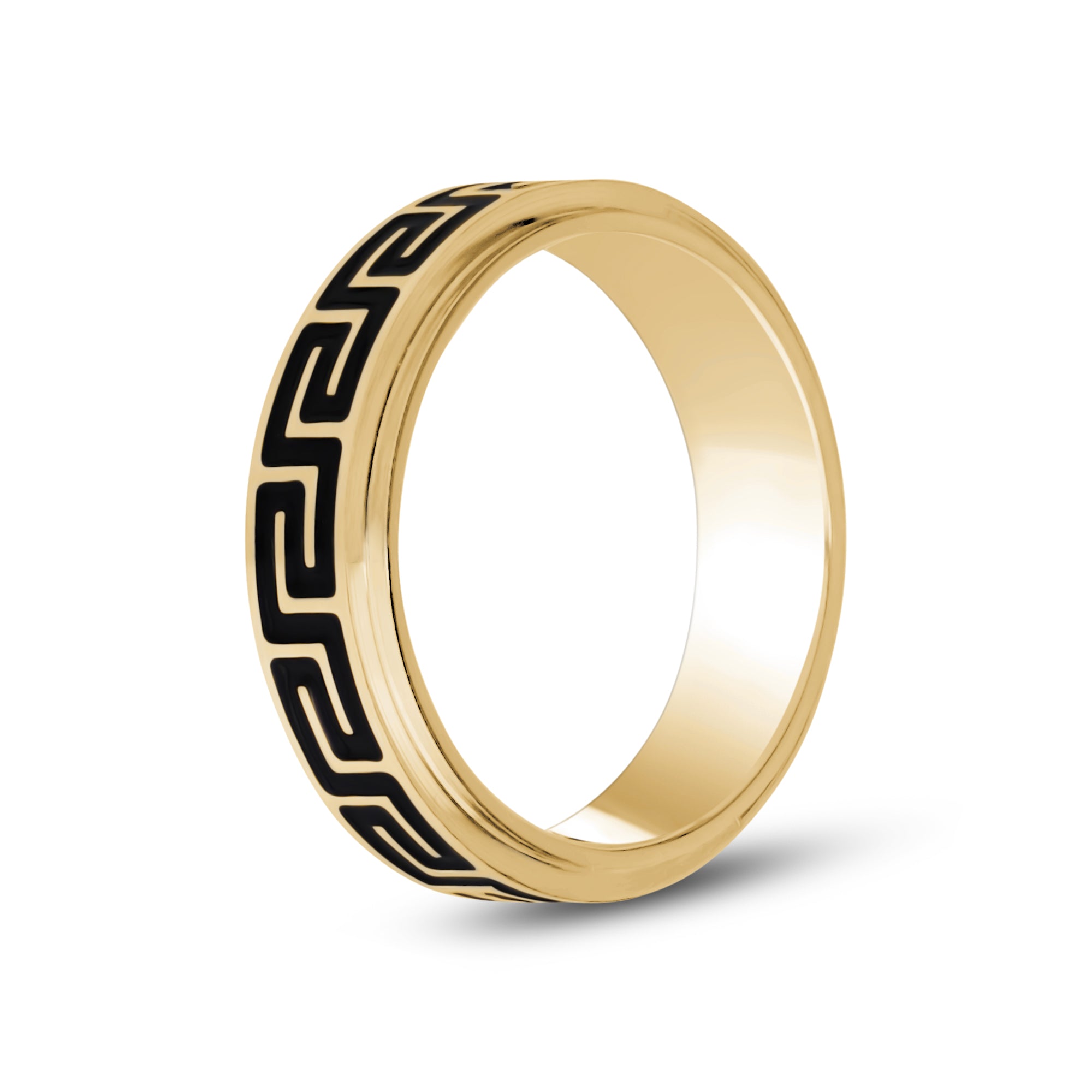Versace Yellow Gold Ring | SEHGAL GOLD ORNAMENTS PVT. LTD.
