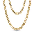 8mm Cuban Link Chain - Men Necklace - The Steel Shop