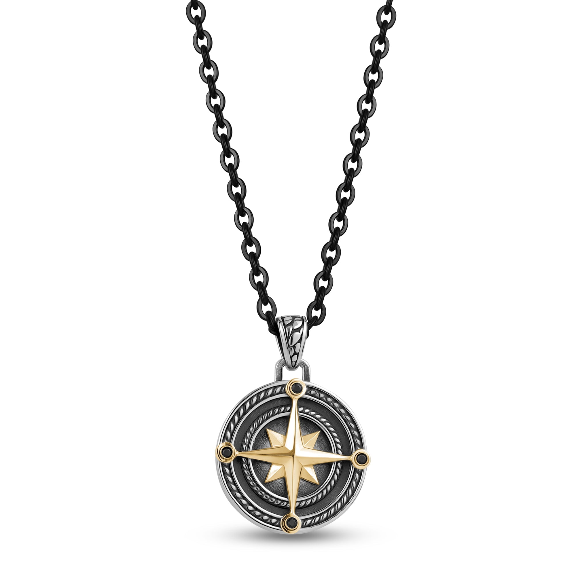 Mens Necklace, Compass Necklace, Travel Necklace, North Star, Stainless  Steel, Free Tracked Shipping, Gift for Him, Chain & Pendant, - Etsy