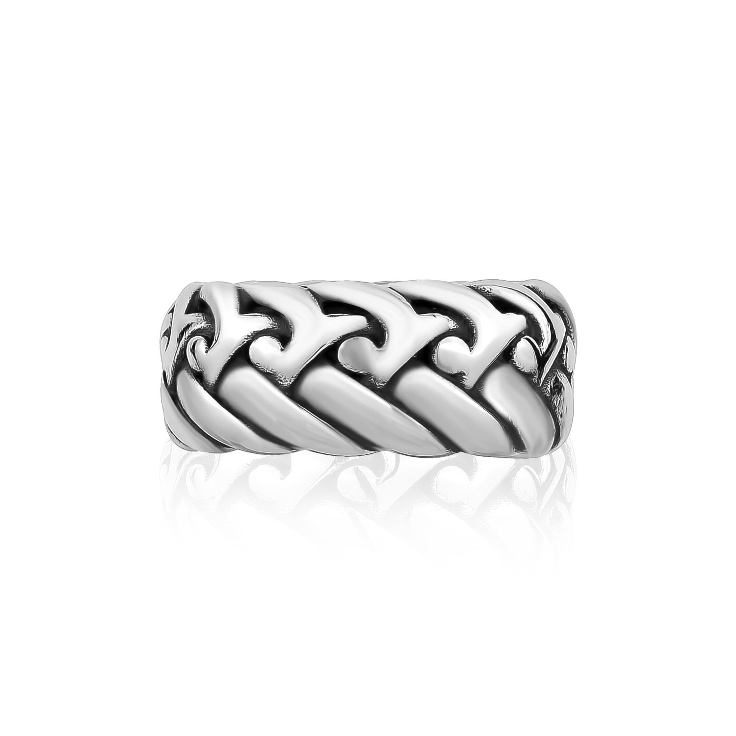 Stainless steel store wave ring