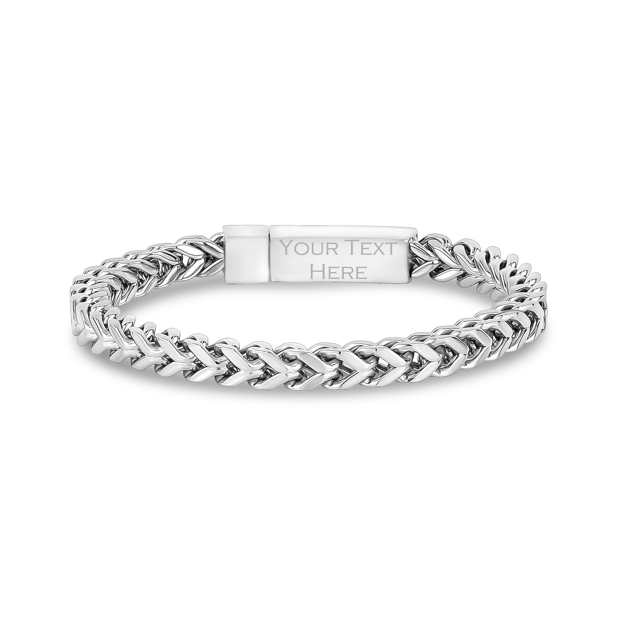 Mens hot sale metal bracelet