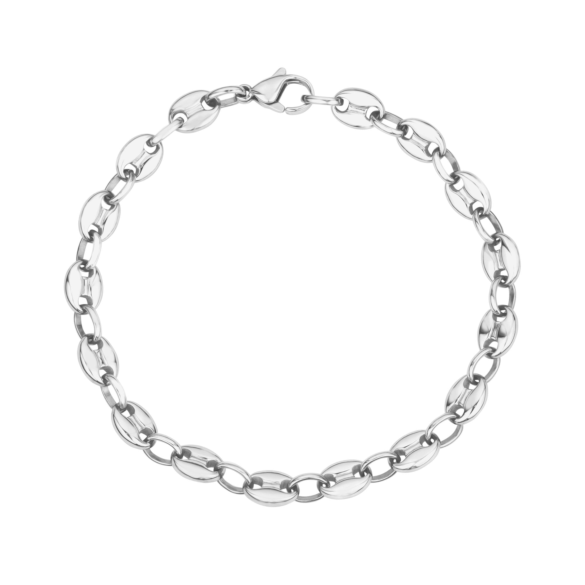 Women's & Men's 14K Gold Beads & Grey Silk String Bracelet